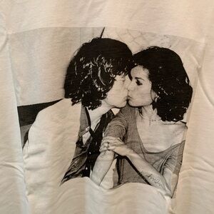 INTERMIX Vintage Rose Hartman Mick Jagger & Bianca T-Shirt NEW Size Small RARE